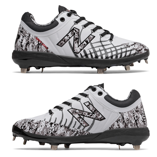New Balance Camo Metal Baseball Cleats 
