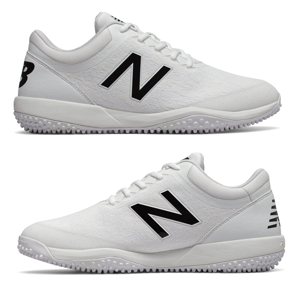 all white baseball turf shoes