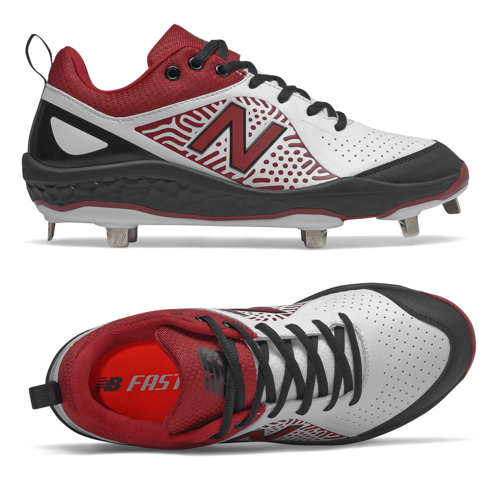 new balance women's fusev2 metal fastpitch softball cleats