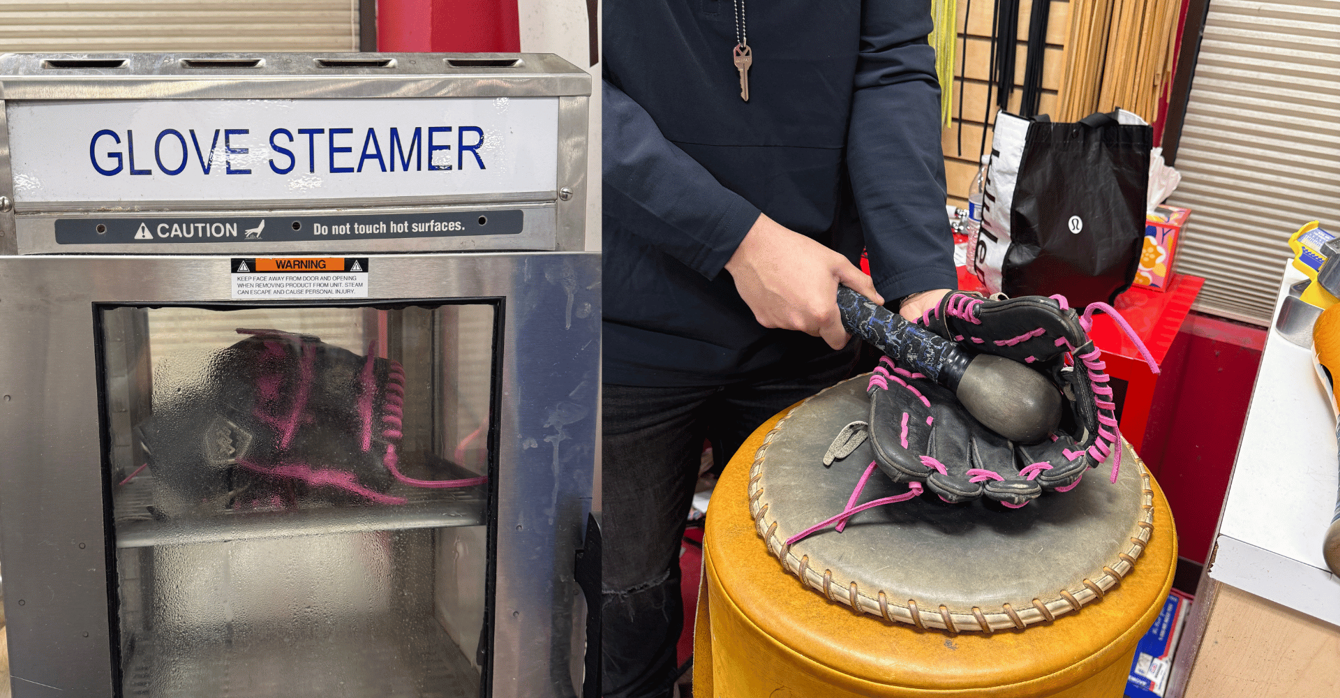 glove steaming and shaping