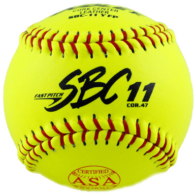 WILSON ASA LEATHER POLYCORE SOFTBALLS 12