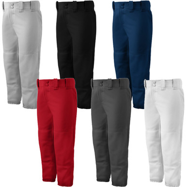 mizuno charcoal softball pants