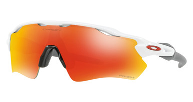 Oakley Radar EV Path Prizm Ruby/Polished White Baseball Sunglasses  OO9208-7238