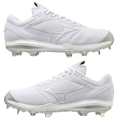 white mizuno womens softball cleats