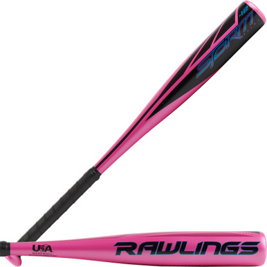Batte Baseball Enfant Rawlings RX4 -12 - 24 Pouces, Diamètre 2 1/4", Rouge, Alliage - Neuve