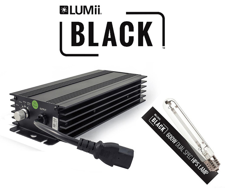 LUMii Black digital HID ballast and HPS lamp