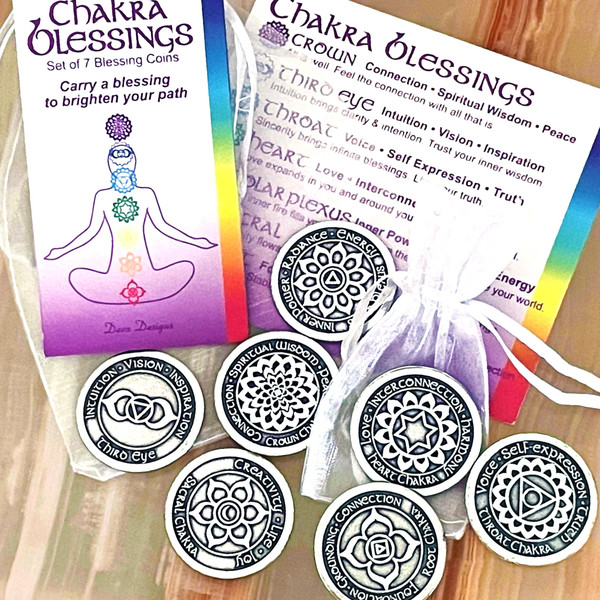 Chakra Blessing 7pc Oracle Set - Deva Designs
