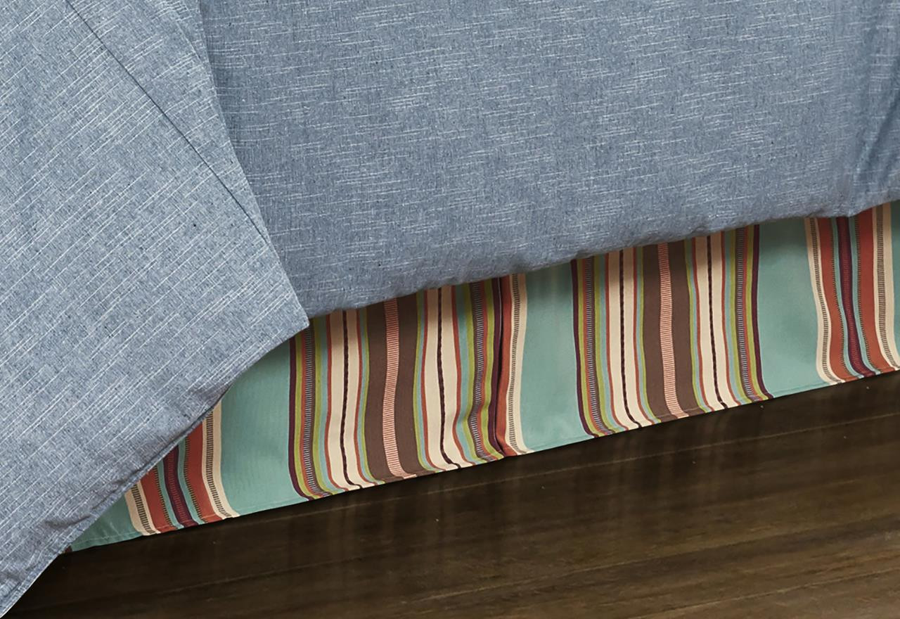 HiEnd Accents Serape Bed Skirt - Thumbnail 4