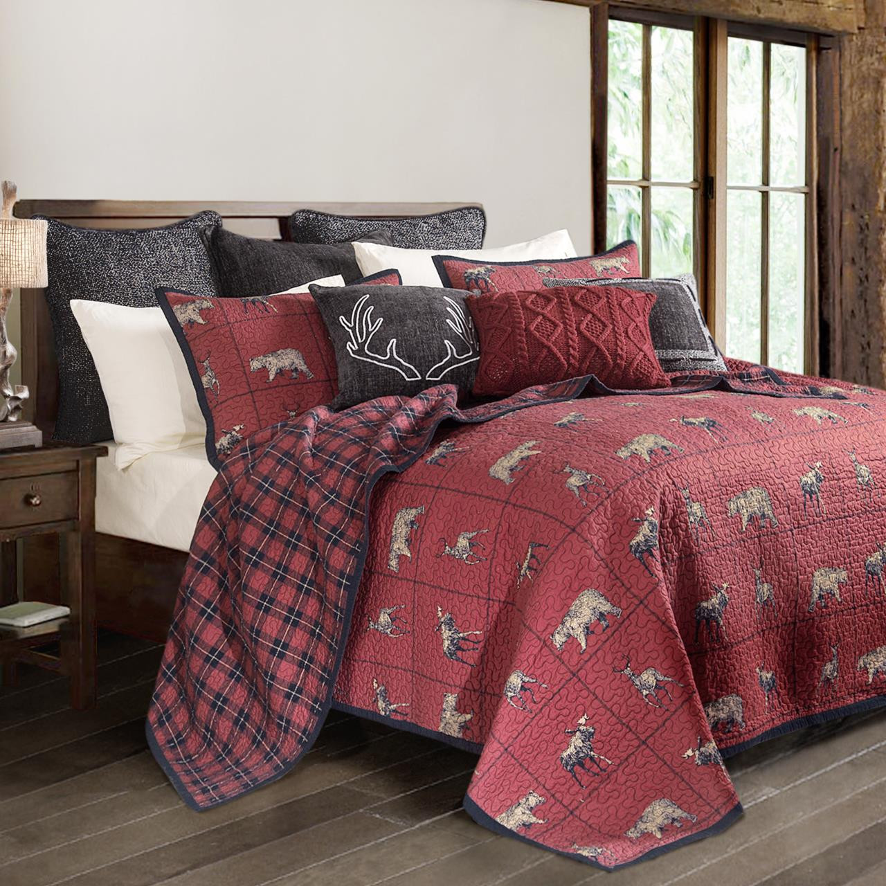 HiEnd Accents Woodland Plaid Quilt - Thumbnail 2