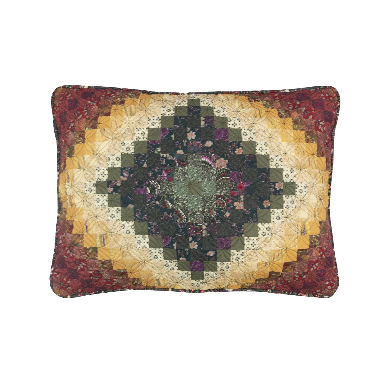 Donna Sharp Spice Postage Stamp Sham
