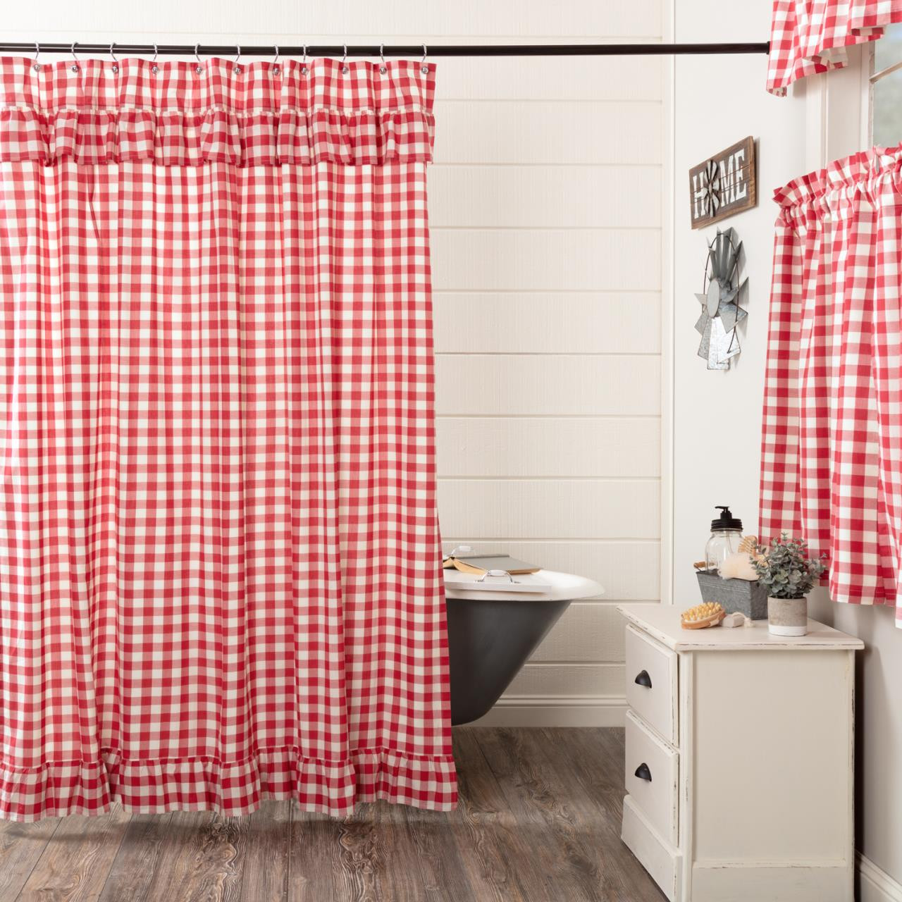 VHC Brands Annie Shower Curtain