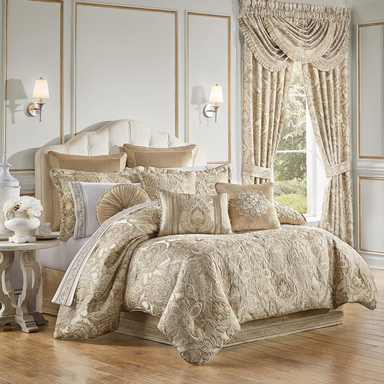 Sandstone Beige Comforter Collection by J Queen New York Sandstone Beige Comforter Collection by J Queen New York