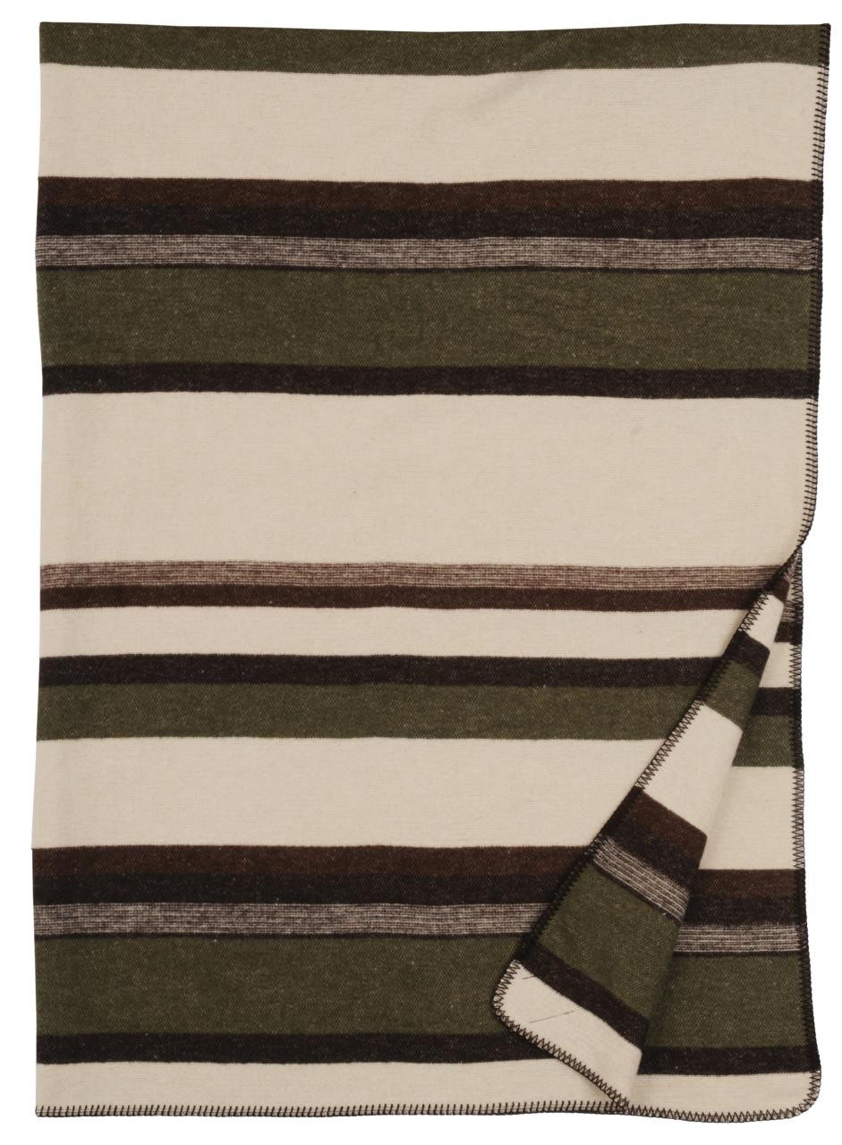 Wooded River Sage Valley Wool Throw