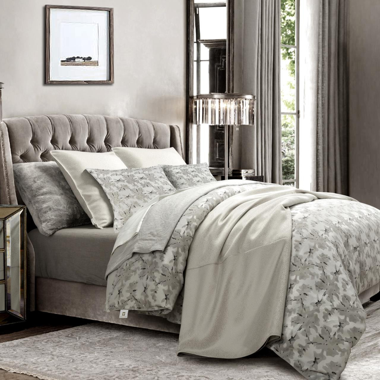 HiEnd Accents Warshack Inkblot Duvet Cover - Thumbnail 2