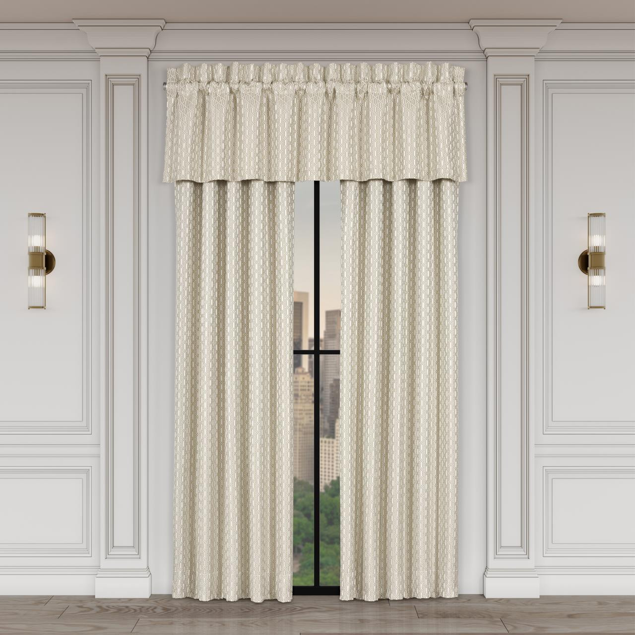 Ivory Curtain Lush Decor Belle Ivory 84 Inch Curtain Panel