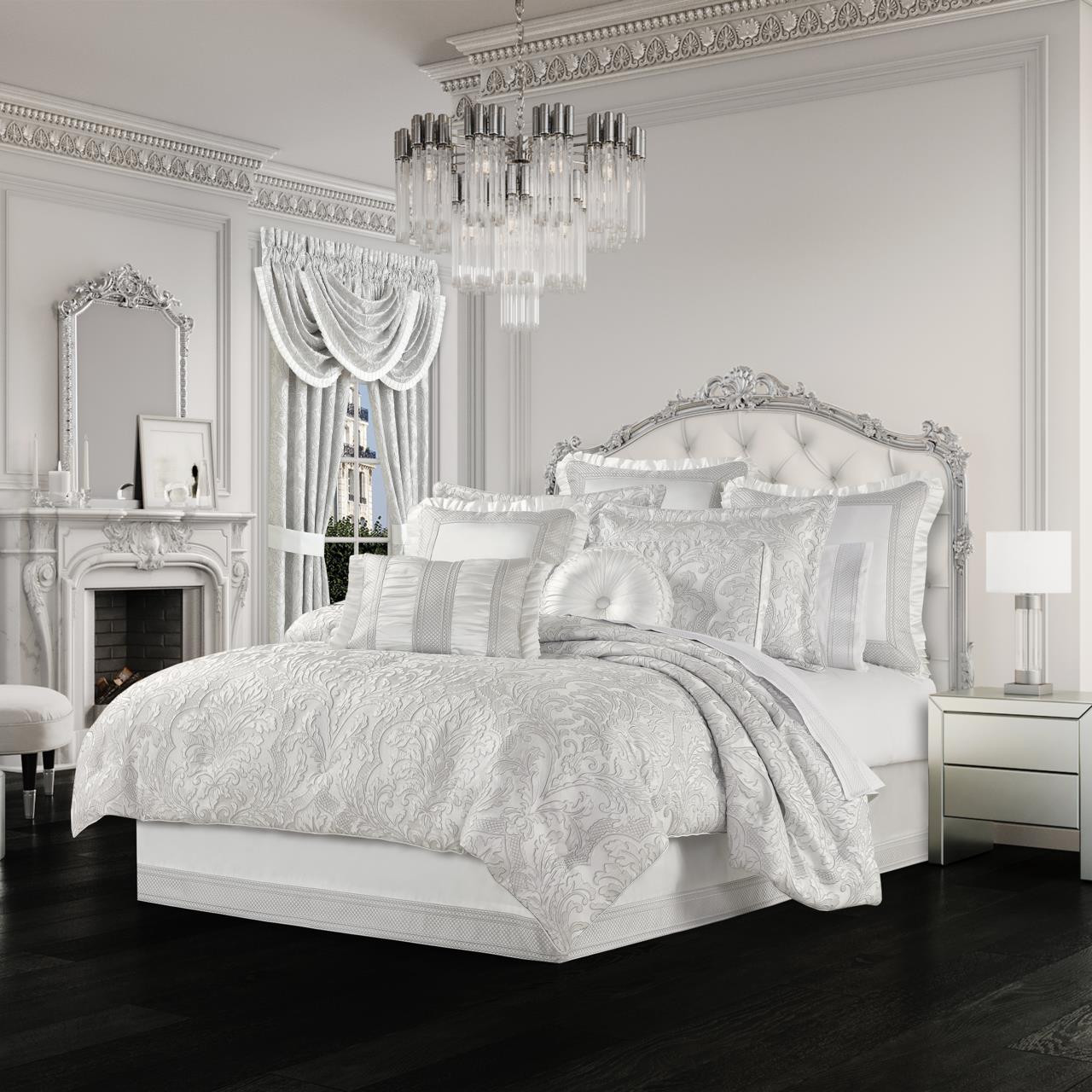 Brunello Platinum Comforter Set by J Queen New York | Paul's Home