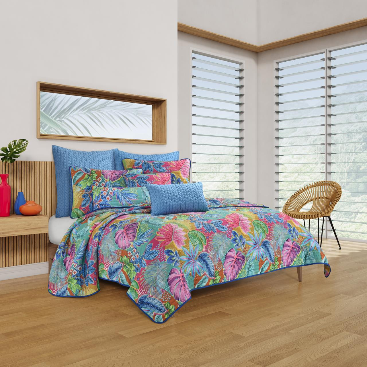 Hanalei Turquoise Quilt Set by J. by J Queen New York | Paul's