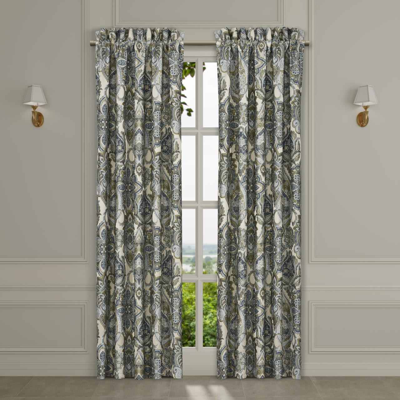 Avellino Spa Curtain Pair by J Queen New York | Paul's Home Fashions