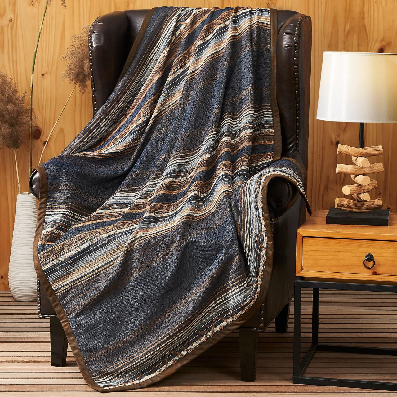 HiEnd Accents Estes Throw Blanket - Thumbnail 3