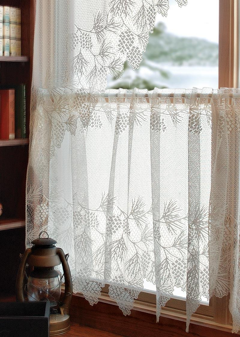 Heritage Lace Woodland Lace Tier Curtain -Paul's Home Fashions
