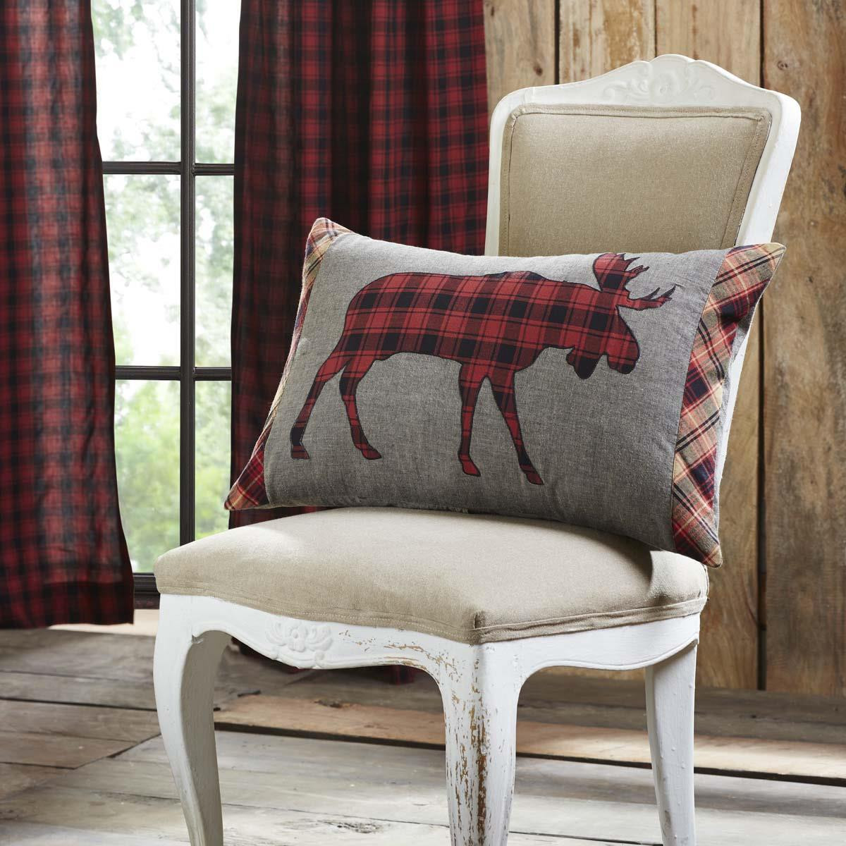 VHC Brands Cumberland Moose Pillow - Thumbnail 4