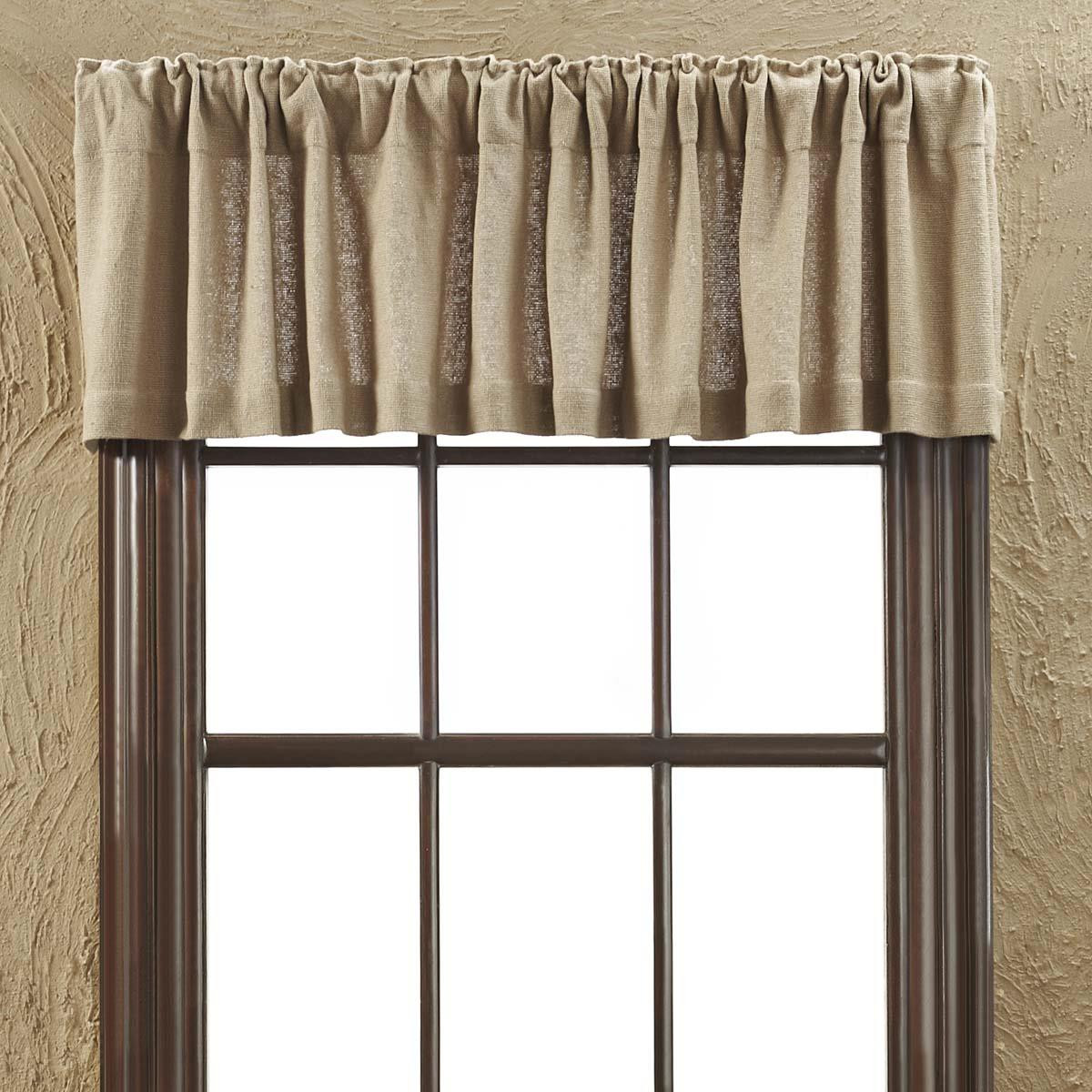VHC Brands Burlap Valance - Thumbnail 2