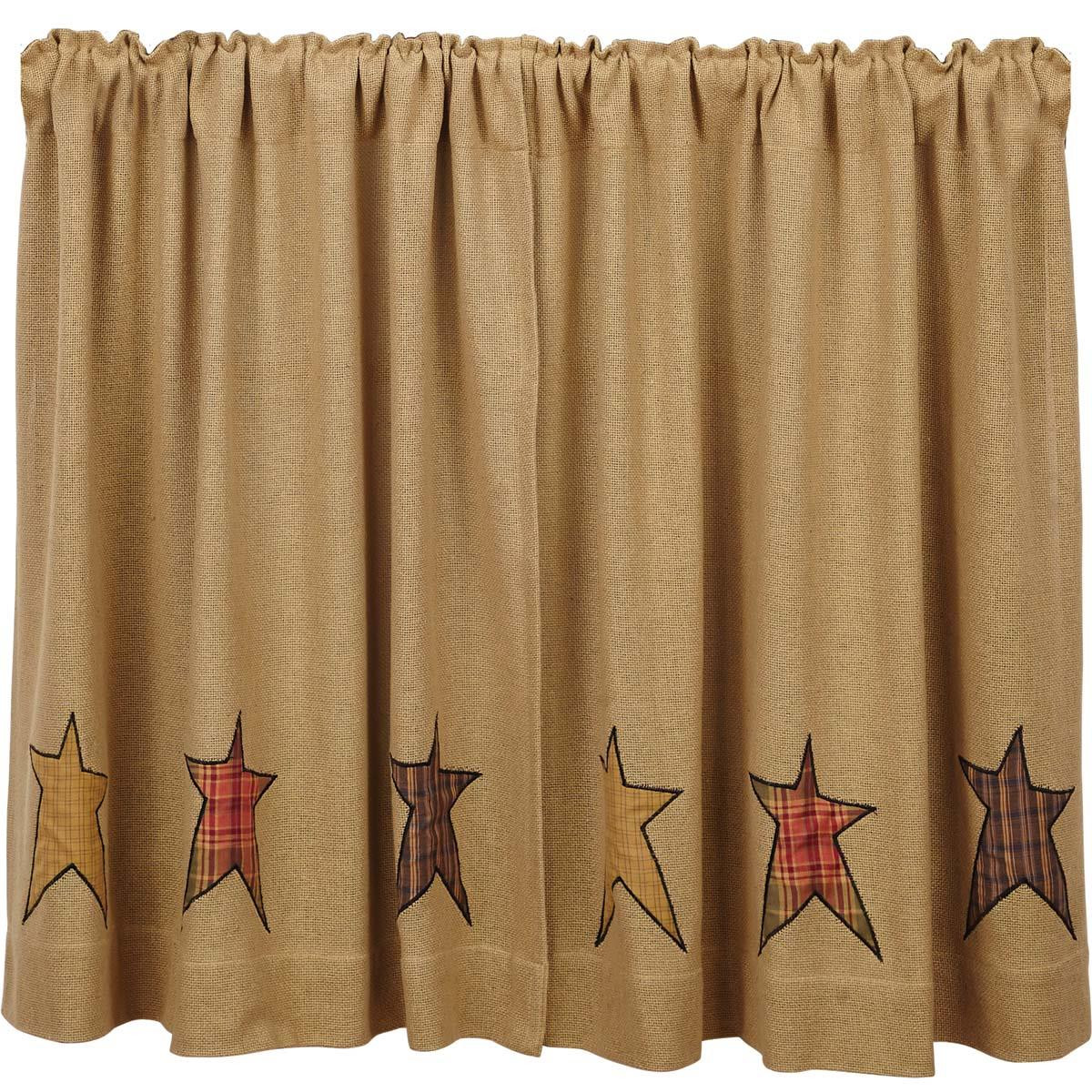 VHC Brands Stratton Burlap Applique Star Tier - Thumbnail 4