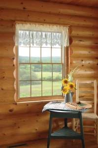 Pinecone Lace Curtain Collection -