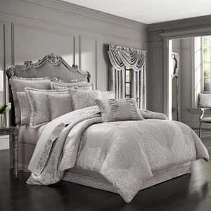La Scala Silver Bedding Collection -