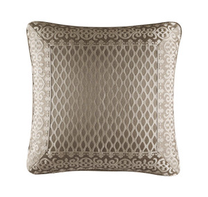 Beaumont Champagne 20" Square Pillow - 846339091223