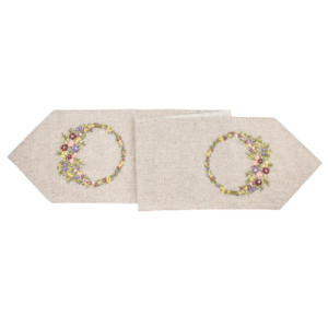 Spring Wreath Table Runner - 008246550709