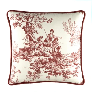 Bouvier Red 18" Square Pillow - 138641169920