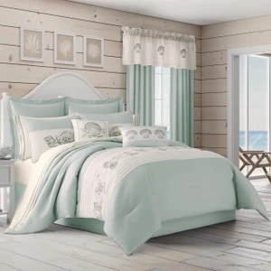 Water's Edge Aqua Comforter Collection -