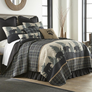 Bear Walk Plaid Quilt Collection -