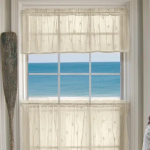 Sand Shell Lace Valance - 734573085972