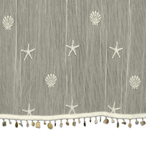 Sand Shell Lace Tier w/ Trim - 734573086146