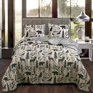 Forest Weave Quilt Set - 754069200740
