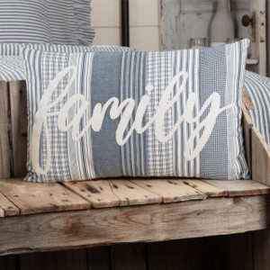 Sawyer Mill Blue Family Pillow - 840528180316