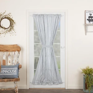 Sawyer Mill Blue Ticking Stripe Door Panel - 840528180408