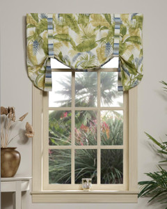 Cayman II w/ Stripe Tie Up Curtain -
