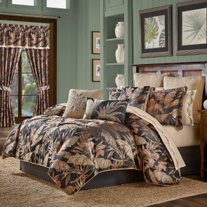Martinique Black Comforter Collection -