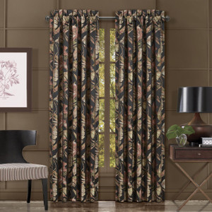 Martinique Black Curtain Pair - 193842107737
