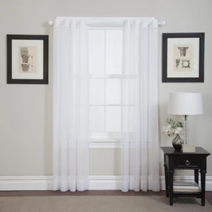 Emelia Sheer Voile Grommet  Curtain - 647506018797