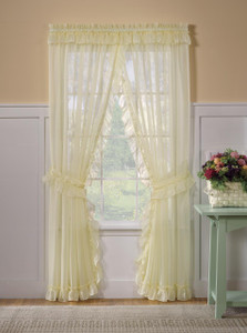 Emelia Ruffled Priscilla Curtain - #REF!