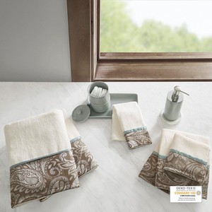 Aubrey Jacquard Towel Set of 6 - 086569956422