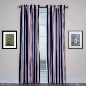 On Course Lined Rod Pocket Curtain Pair - 013864123341