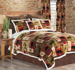 Patchwork Lodge Rustic Cabin Bedding Collection -