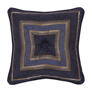 Woodstock Indigo 18" Square Pillow - 193842112755