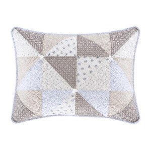 Paige Blue Quilted Sham - 193842112526