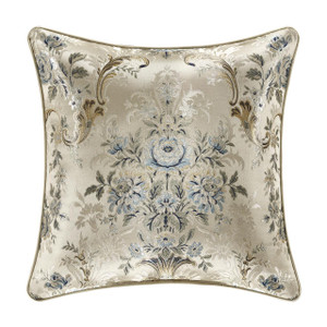 Jacqueline Teal Square Pillow - 193842117279